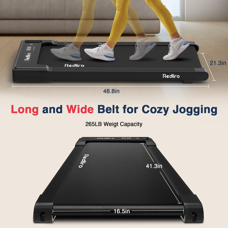 REDLIRO WALKING PAD UNDER DESK TREADMILL WALKING MACHINE 2.25HP - Scratch & Dent