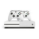 MICROSOFT XBOX ONE S 1TB 2 CONTROLLER BUNDLE CONSOLE 234-00598 - WHITE New