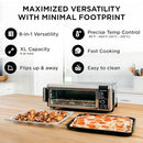 Ninja Digital Air Fryer & Toaster Oven 8-in-1 Functionality Flip-Up Design - Brand New