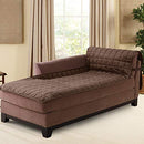 SureFit Deluxe Pet Chaise Cover Furniture Protector Bumper Chocolate - Brand New