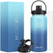 HYDROPAL 40 oz Insulated Water Bottle, 2-in-1 Lid, Thermos, HDP3064 - BLUE WAVE New