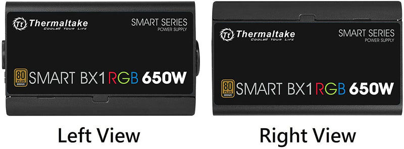 Thermaltake Smart BX1 RGB 80+ Bronze 650W Non-Modular Power Supply - Brand New