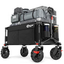 Portal Folding Wagon Brakes, All-Terrain Heavy Duty, Camping Garden Cart Black - Like New