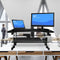 SORBUS SIT-TO-STAND MONITOR RISER DESK - BLACK - Like New