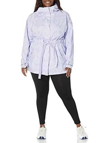 COLUMBIA WOMEN'S HERE AND THERE TRENCH II JACKET - PURPLE TINT DYE - L - Like New