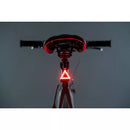 BRIGHTZ TRIANGLE LED TAIL LIGHT ABS BIKE REFLECTOR, SEAT POST MOUNT 8-HOUR - Brand New