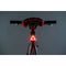 BRIGHTZ TRIANGLE LED TAIL LIGHT ABS BIKE REFLECTOR, SEAT POST MOUNT 8-HOUR - Brand New