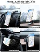 eSamcore MagSafe Car Mount Detachable Bendable Aluminum Arm Phone Holder - Black - Like New