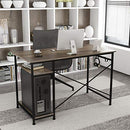 Engriy Writing Computer Desk 47" Home Office Study B08J42BH95 - - Scratch & Dent