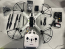 FORCE1 F100 GHOST RC CAMERA QUADCOPTER DRONE FOR SHARPER AERIAL IMAGES - WHITE - Like New