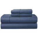 KATHY IRELAND 500 THREAD COUNT TENCEL 4-PIECE SHEET SET - KING - NAVY - Brand New