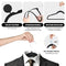 SIMPLE DELUXE VELVET HANGERS WITH SHOULDER NOTCHES SPACE SAVING -BLACK - Brand New