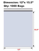 iMBAPrice 12x15.5 Inch White Poly Mailers 1000 Pack (