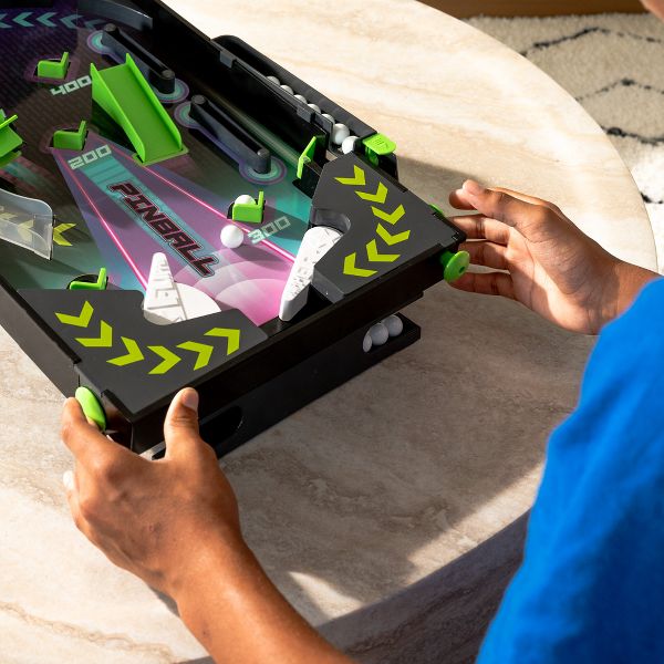 EASTPOINT ARCADE PINBALL GAME, 12.6" X 12.6" - MULTICOLOR - Like New