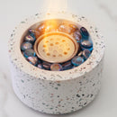 TURBRO CEMENT TABLETOP FIRE PIT - TERRAZZO - Like New