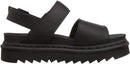 25773001 Dr. Martens Women's Ankle Strap Sandal Black Patent Lamper 7 - Like New
