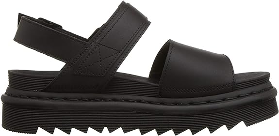25773001 Dr. Martens Women's Ankle Strap Sandal Black Patent Lamper 7 - Like New