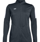 UNDER ARMOUR WOMEN'S RIVAL KNIT WARM-UP JACKET WOMEN SMALL STEALTH GRAY - Like New