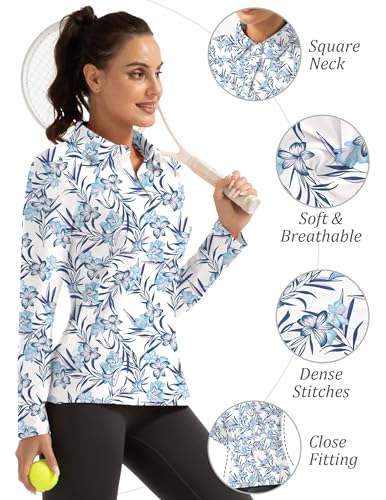 FKEEP WOMEN LONG SLEEVE POLO SHIRT GOLF SPORT TOP ATHLETIC SIZE MEDIUM - Brand New
