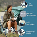 MAIRMAN Camping Chair Adjustable High Back Heavy Duty Folding Chair - Brand New