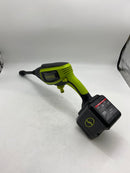 Sun Joe 24V-PP350-LTE-P1 24V Power Cleaner Kit, Battery + Charger - BLACK/GREEN - Like New