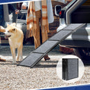 PENSUN DOG RAMP FOR CAR, 71" FOLDABLE PET RAMP NON-SLIP SURFACE - BLACK - Like New