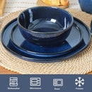 Vicrays Ceramic Dinnerware Set 16 Dinner Plates Dessert Plates Salad Bowls - Brand New