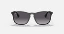RAY-BAN CHRIS FRAME LIGHT GRAY GRADIENT DARK GRAY 54/18MM - - Scratch & Dent