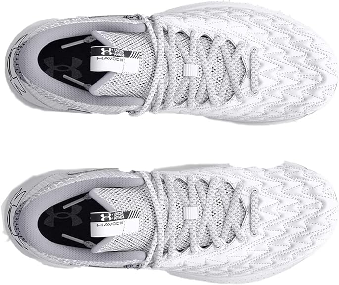 UNDER ARMOUR UNISEX HOVR HAVOC 5 CLONE TEAM 3024979-102 WHITE/BLACK 13 - Like New