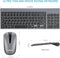 LeadsaiL Wireless Keyboard Mouse Combo Compact KF-10+LX001 - GREY - Like New