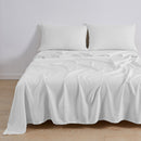 GREAT BAY HOME TENCEL LYOCELL LINEN BLEND SHEET SET - KING - WHITE - Like New