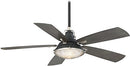 Minka-Aire F681-SDBK/WS Groton 56" Ceiling Fan Sand Black Weathered Steel Finish - Brand New
