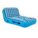AQUA LEISURE AQUA ULTRA-COMFORT FLOATING POOL CHAIR & RAFT WITH PILLOW - BLUE - Like New