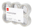 OFFICE DEPOT® BRAND SHIPPING PACKING TAPE 1.89" X 70.8 YD, CLEAR PACK OF 6 ROLLS - Brand New