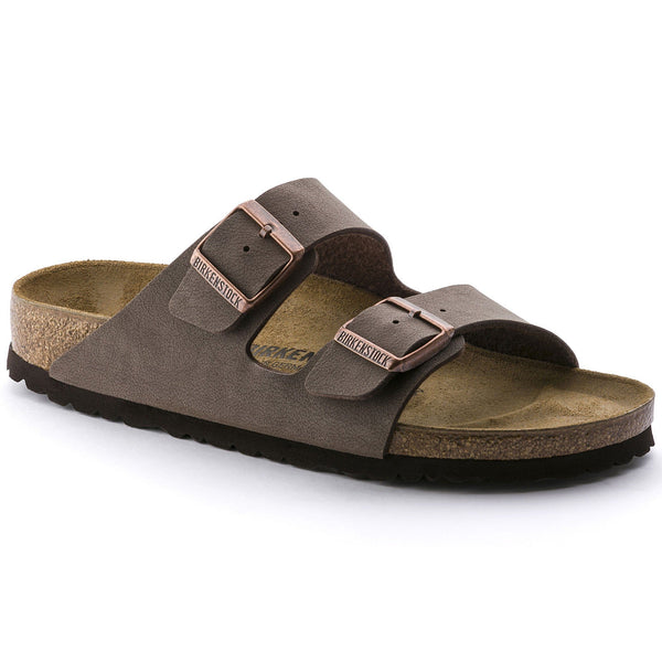 BIRKENSTOCK WOMENS ARIZONA BIRKIBUC NARROW - SIZE: MEN 6 WOMEN 8 - MOCHA - Like New