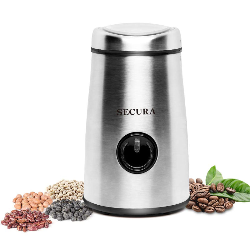 Secura Electric Coffee and Spice Grinder with Stainless Steel Blades SP-7415 Like New