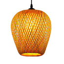 OSALADI Bamboo Lamp Retro Japanese Style Rattan Pendant Lights Hanging Lamp - Brand New