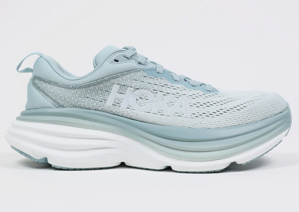 1127952 HOKA ONE ONE Womens Bondi 8 Textile Cloud Blue/Ice Flow - Scratch & Dent