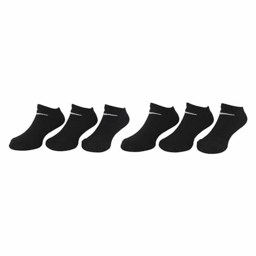 NIKE DRI-FIT PERFORMANCE BASIC NO SHOW SOCKS - SIZE: YOUTH 5-7- BLACK - Brand New