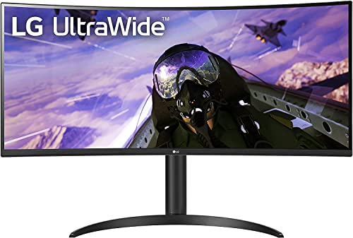 LG ULTRAWIDE QHD 34-INCH COMPUTER MONITOR 34WP65C-B - BLACK - Like New