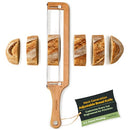 KEECHEE BREAD PILOT ADJUSTABLE UPGRADED BREAD KNIFE FOR HOMEMADE K006 - BROWN - Like New