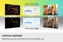 SAMSUNG 43 SMART MONITOR M7 M70F4K USB-C SMART TV APPS SAMSUNG VISION AI - WHITE - Like New