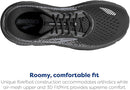 BROOKS MEN'S ADDICTION GTS 15 RUNNING SHOE - BLACK/BLACK/EBONY - SIZE 12 WIDE - Like New