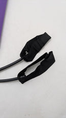 Portable Pilates Bar Kit Yoga Stick Resistance Band Foot Loop Total Body, Purple - Brand New