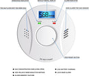 LINSOAL Smoke Carbon Monoxide Detector Co2 Detector Battery 4 Pack - White Like New