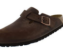 0860131 BIRKENSTOCK BOSTON HABANA LEATHER CLOGS HABANA OILED LEATHER SIZE M4.5 - Like New