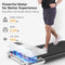 DEERRUN WALKING PAD TREADMILL UNDER DESK 2 IN 1 WALKING PAD PORTABLE - WHITE - Like New