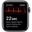 For Parts: APPLE WATCH NIKE 5 GPS CELL 44 SPACE GRAY ALUM BLACK - DEFECTIVE SCREEN/LCD