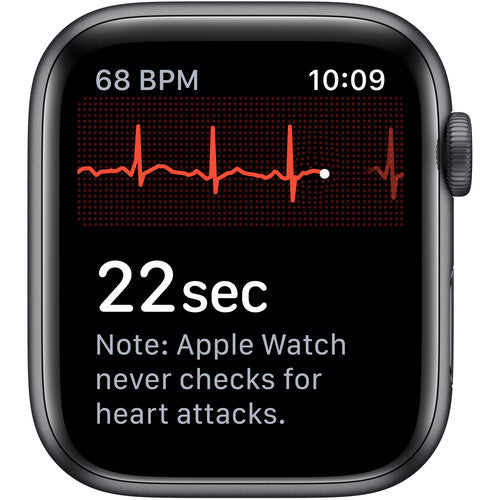 For Parts: APPLE WATCH NIKE 5 GPS CELL 44 SPACE GRAY ALUM BLACK - DEFECTIVE SCREEN/LCD