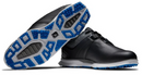 FOOTJOY MEN'S PRO SL SPIKELESS GOLF SHOES - SIZE: 8 WIDE - 53077 BLACK/CHAR/BLUE - Like New